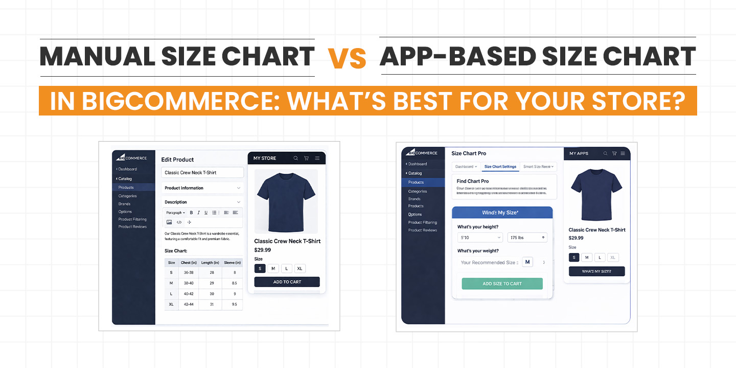Bigcommerce size chart app